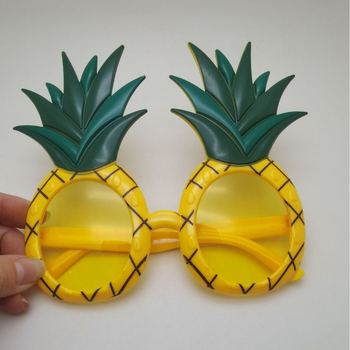 Nauji linksmieji akiniai vakarėliams su vaisių motyvu — Havajų paplūdimio vakarėlis, unisex, plastikinis rėmelis, 2024 vakarėlių stilius