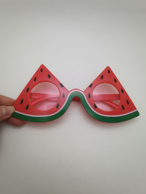 Nauji linksmieji akiniai vakarėliams su vaisių motyvu — Havajų paplūdimio vakarėlis, unisex, plastikinis rėmelis, 2024 vakarėlių stilius