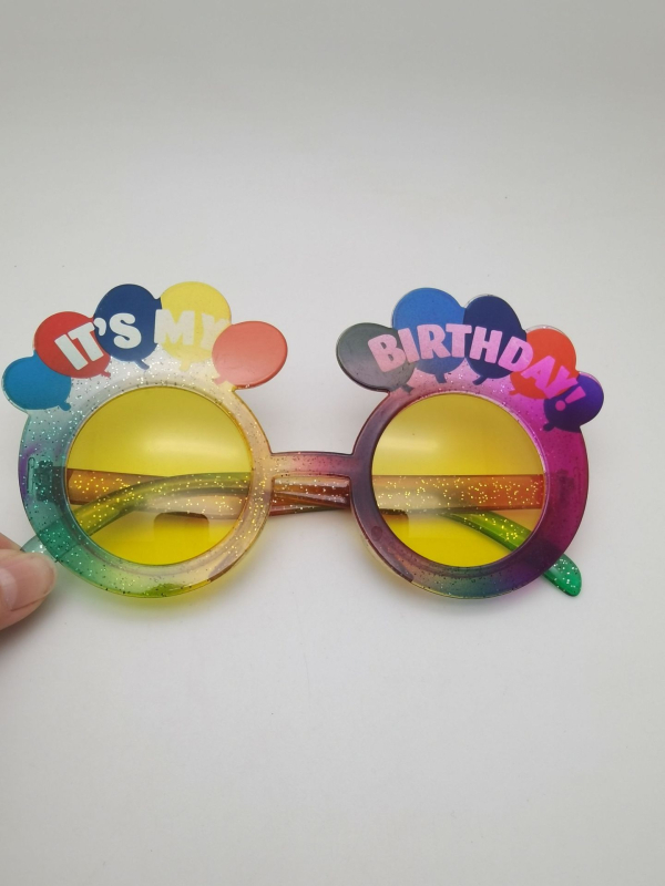 Nauji linksmieji akiniai vakarėliams su vaisių motyvu — Havajų paplūdimio vakarėlis, unisex, plastikinis rėmelis, 2024 vakarėlių stilius