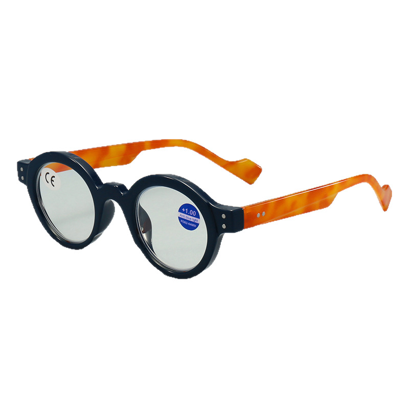 Čitaonse naočale, okrugli okvir, kompletan okvir, AC leće, zaštita od zračenja, UV i plavo svjetlo, asferične leće