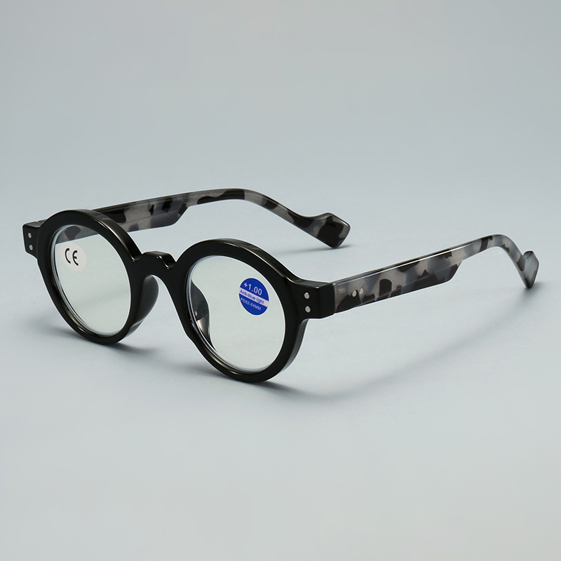 Čitaonse naočale, okrugli okvir, kompletan okvir, AC leće, zaštita od zračenja, UV i plavo svjetlo, asferične leće