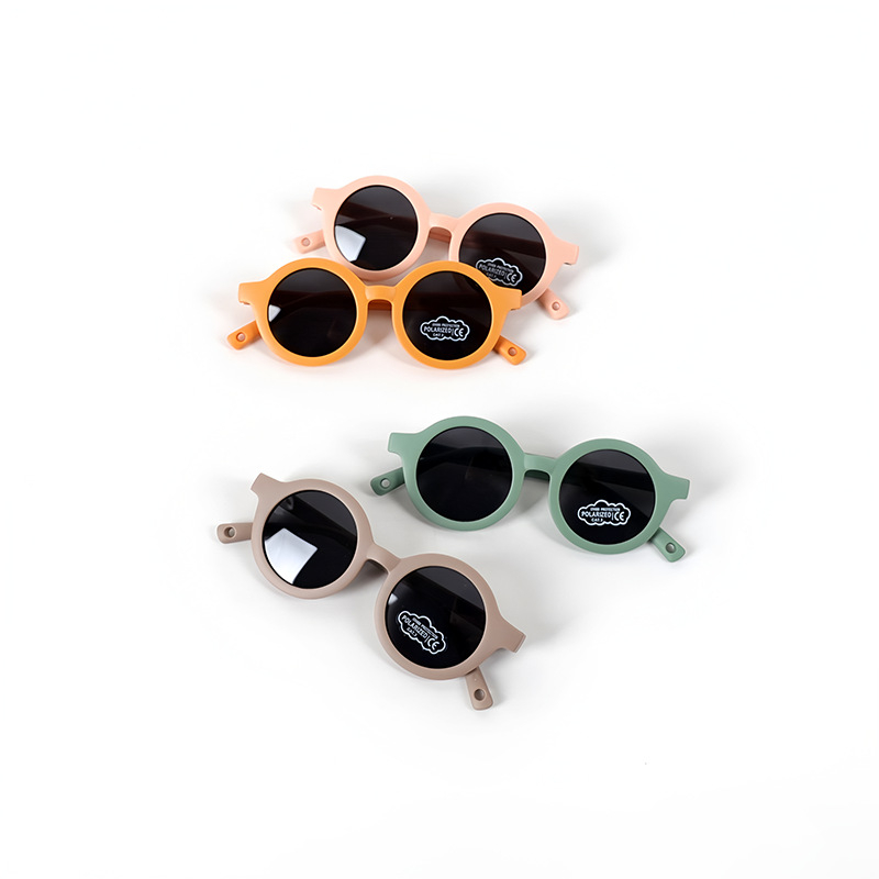 Beebi polaarid päikesekaitseprillid UV400 TAC läätsed, täisraam, TPEE raam