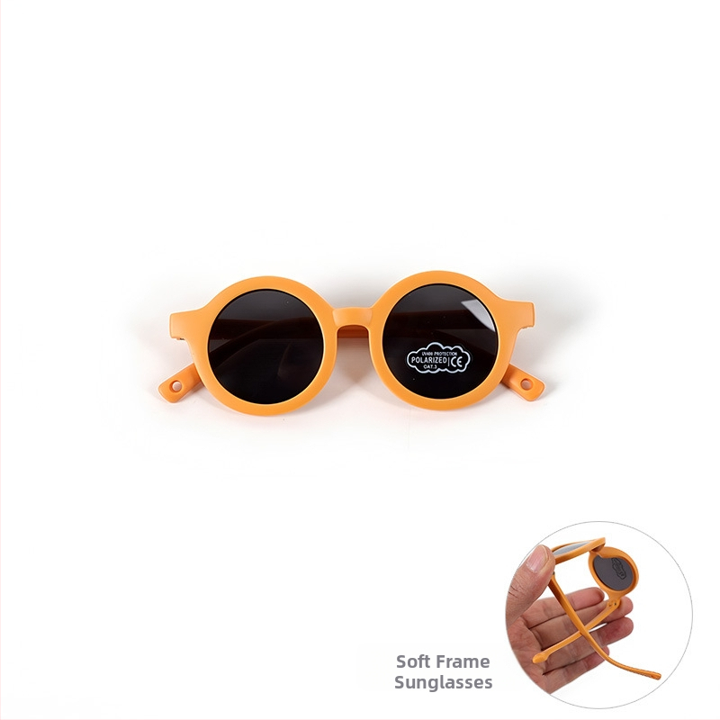 Beebi polaarid päikesekaitseprillid UV400 TAC läätsed, täisraam, TPEE raam