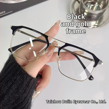 Presbiopijske naočale za čitanje - Unisex, PC leće, protiv plavog svjetla, protiv umora, metalni okvir s punim okvirom