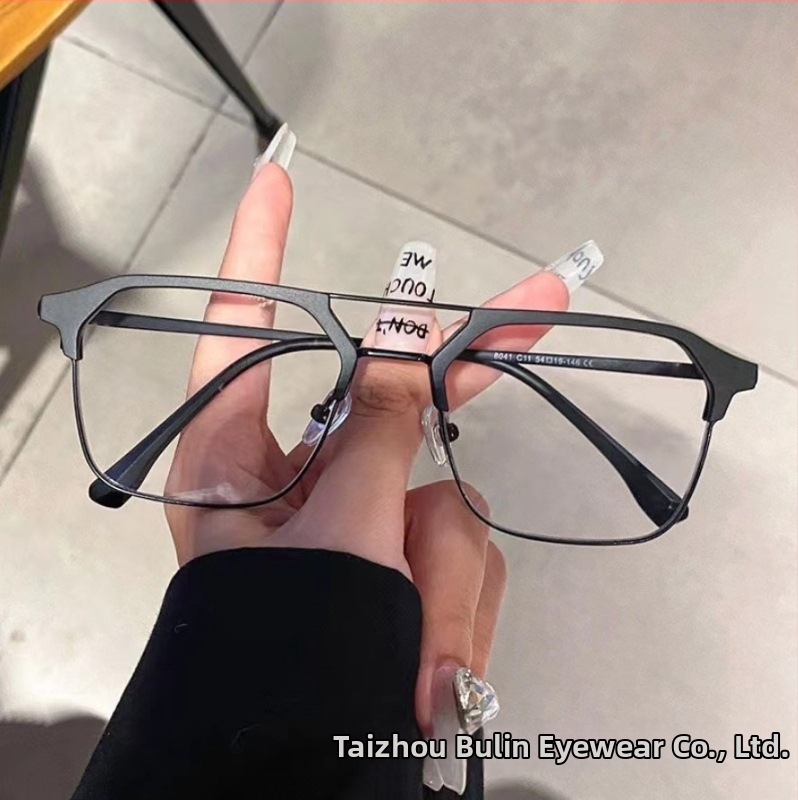 Presbiopijske naočale za čitanje - Unisex, PC leće, protiv plavog svjetla, protiv umora, metalni okvir s punim okvirom