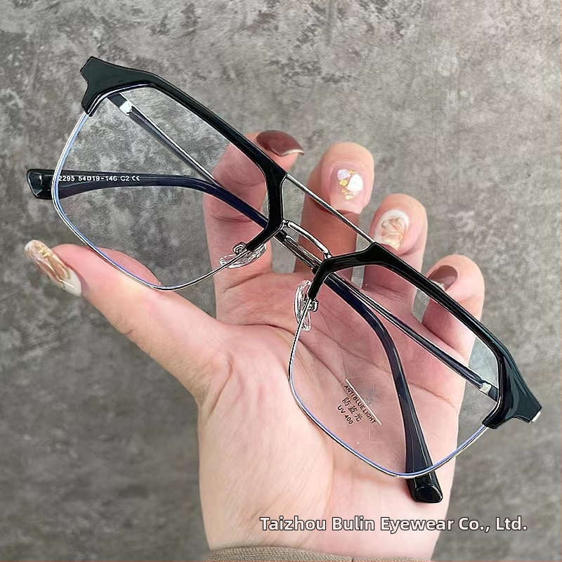 Presbiopijske naočale za čitanje - Unisex, PC leće, protiv plavog svjetla, protiv umora, metalni okvir s punim okvirom