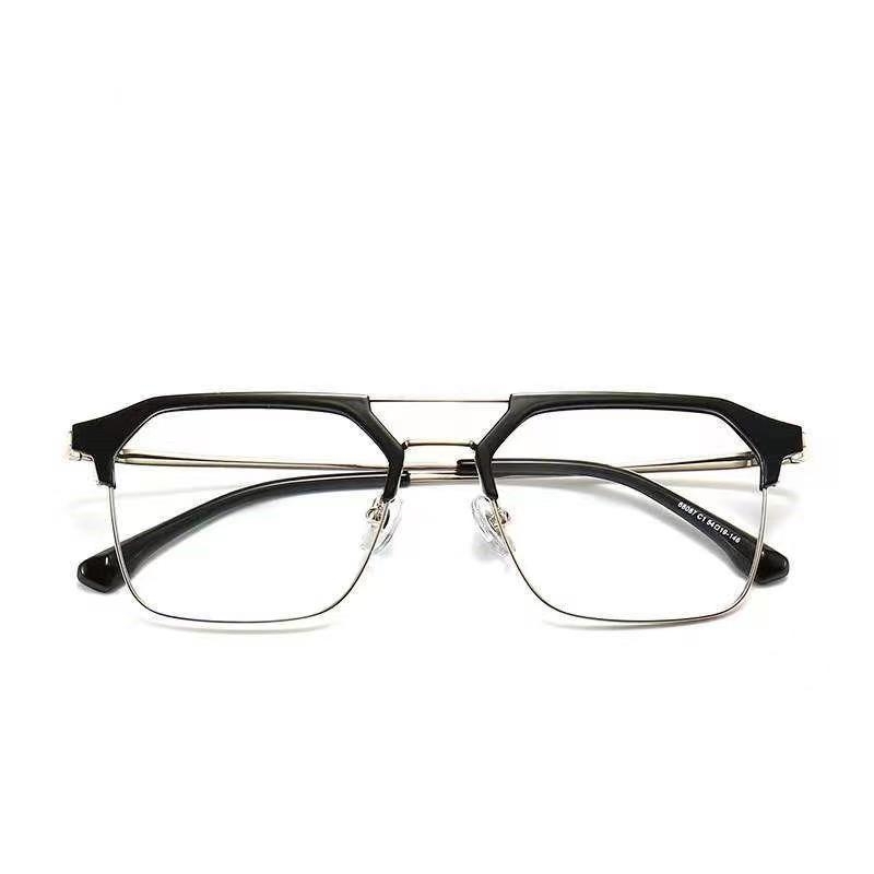 Presbiopijske naočale za čitanje - Unisex, PC leće, protiv plavog svjetla, protiv umora, metalni okvir s punim okvirom