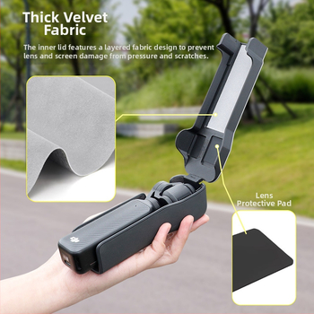 kipye Carcasă de protecție cu capac rotativ pentru DJI Pocket 3 — accesoriu pentru husă corp cameră; Brand kipye; Compatibil cu DJI Pocket 3