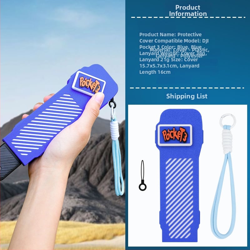 kipye Carcasă de protecție cu capac rotativ pentru DJI Pocket 3 — accesoriu pentru husă corp cameră; Brand kipye; Compatibil cu DJI Pocket 3