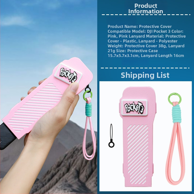 kipye Carcasă de protecție cu capac rotativ pentru DJI Pocket 3 — accesoriu pentru husă corp cameră; Brand kipye; Compatibil cu DJI Pocket 3