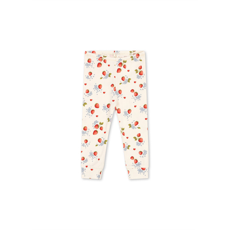 Bebi pamukasti kombinezon s jahodnim printom, nordijski stil, unisex, dugi rukavi, za bebe i djecu 80–100 cm, prednje zatvaranje