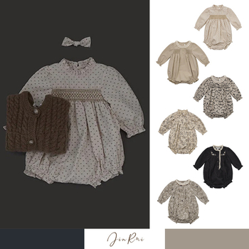 Бебешки памучен гащеризон с дълги ръкави, унисекс, без качулка, скрито закопчаване, 100% памук