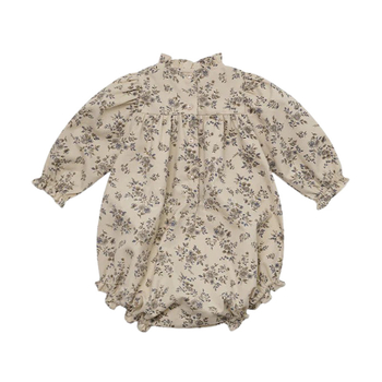 Бебешки памучен гащеризон с дълги ръкави, унисекс, без качулка, скрито закопчаване, 100% памук