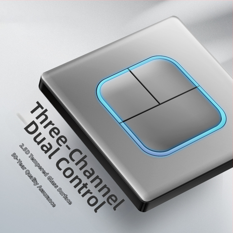 Priză USB ascunsă cu întrerupător din sticlă temperată, tip 86, LED, montaj 60x60 mm, contacte din bronz tin-fosfor