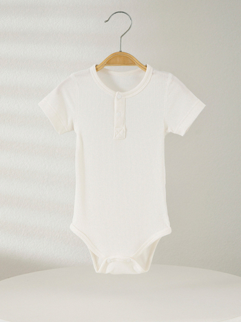 Light Bear Bebin Ljetni Modal Romper, kratki rukavi, preko glave, novorođenčad, unisex (0–1 godina)