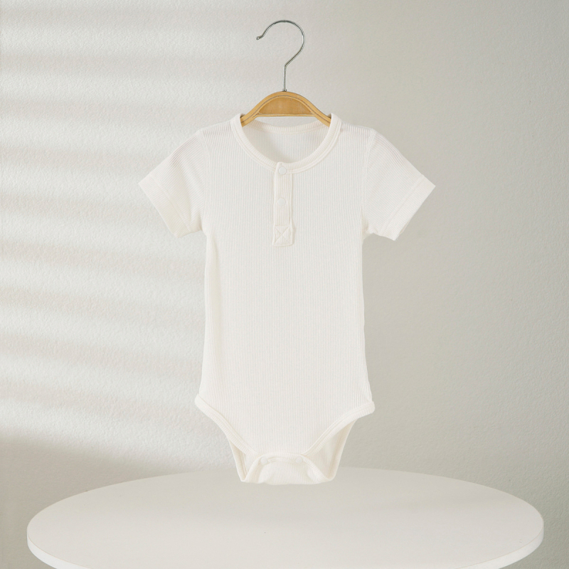 Light Bear Bebin Ljetni Modal Romper, kratki rukavi, preko glave, novorođenčad, unisex (0–1 godina)