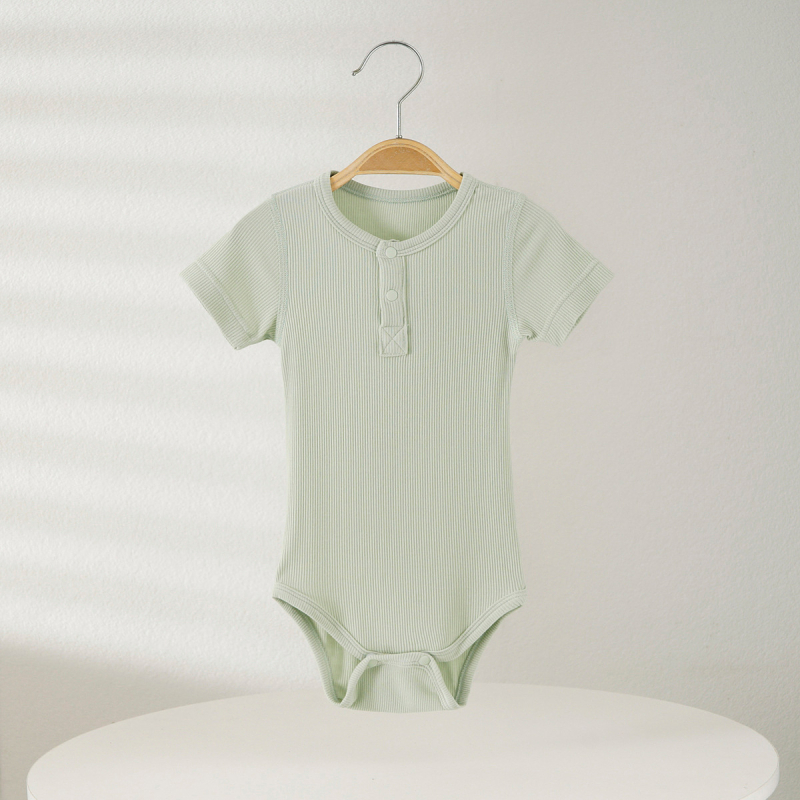 Light Bear Bebin Ljetni Modal Romper, kratki rukavi, preko glave, novorođenčad, unisex (0–1 godina)