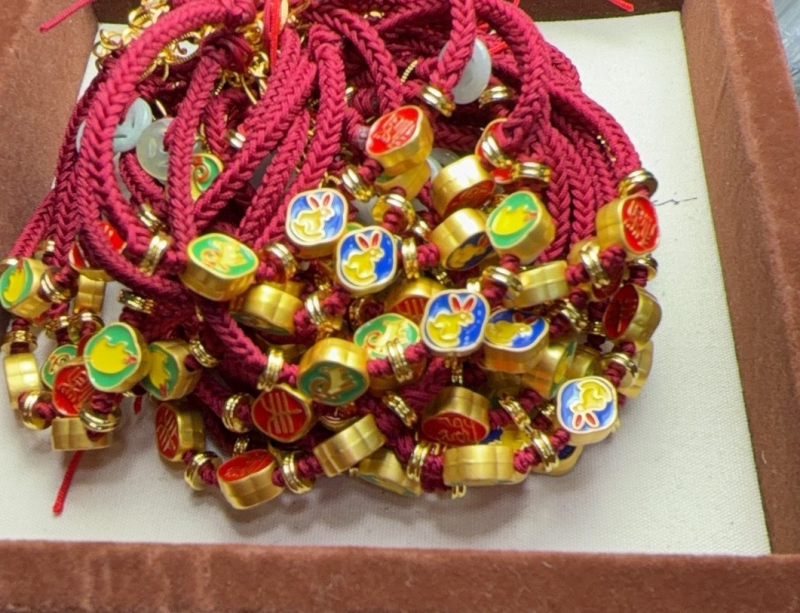 Браслет от медна сплав, ръчно изработени мъниста, унисекс, оригинален дизайн, подходящ за подарък по повод годишнина