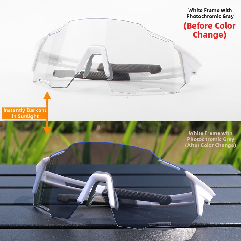 Очила за колоездене с фотохромни лещи, унисекс, ветроустойчиви, UV защита