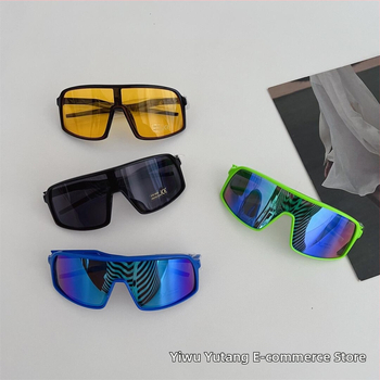 Laste päikeseprillid, sportlik jalgrattas stiil, sõiduks (UV400 • PC läätsed • plastist raam • täisraam)