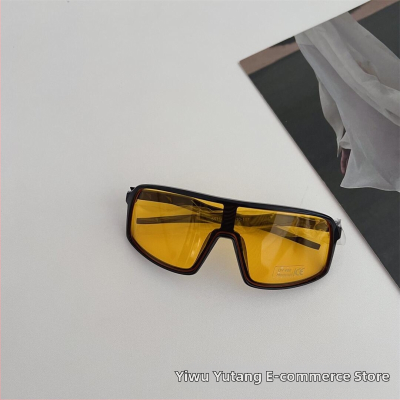 Laste päikeseprillid, sportlik jalgrattas stiil, sõiduks (UV400 • PC läätsed • plastist raam • täisraam)