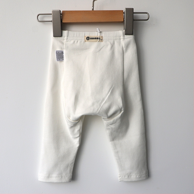 Bērnu bikses - korejiešu stilā, augsts jostas līmenis, 95% kokvilna, universālas, vecums 1–3 gadi, pavasaris un rudens