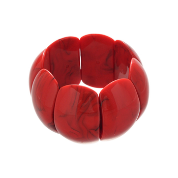 Kézzel készített akril karkötő geometriai négyzet mintával, nőknek, divatos városi stílus