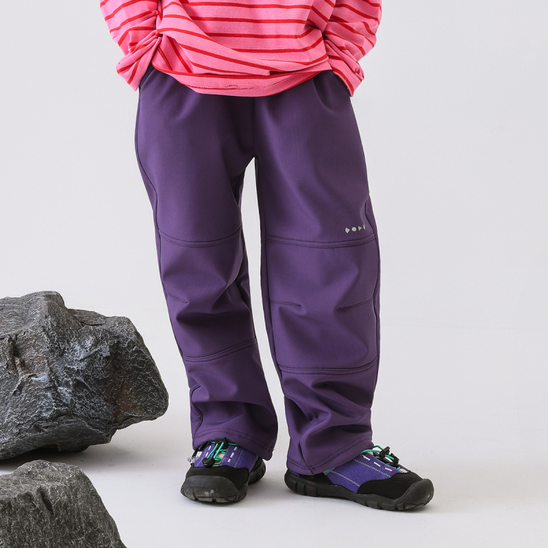 Dječje softshell hlače s fleece podstavom, dvostruko slojne, trostruka zaštita, najlon tkanina, visoki struk, unisex, za zimu, jesen i proljeće