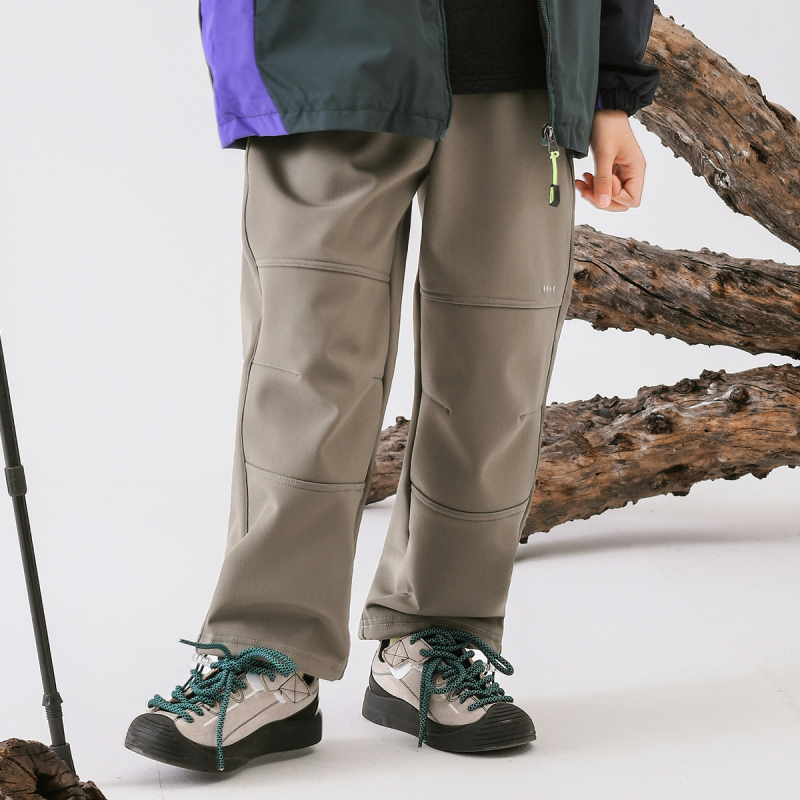 Dječje softshell hlače s fleece podstavom, dvostruko slojne, trostruka zaštita, najlon tkanina, visoki struk, unisex, za zimu, jesen i proljeće