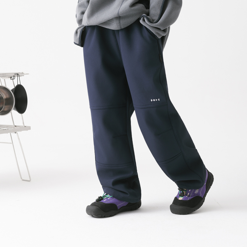 Dječje softshell hlače s fleece podstavom, dvostruko slojne, trostruka zaštita, najlon tkanina, visoki struk, unisex, za zimu, jesen i proljeće