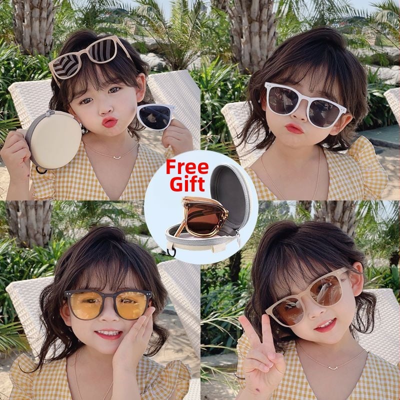 Kompaktse laste päikeseprillid UV-kaitsega poistele ja tüdrukutele (Läätsed: resiin; Raam: TR+metall, resiin; Spetsiaalne peegeldava lääts; UV kaitse: Kategooria 2)