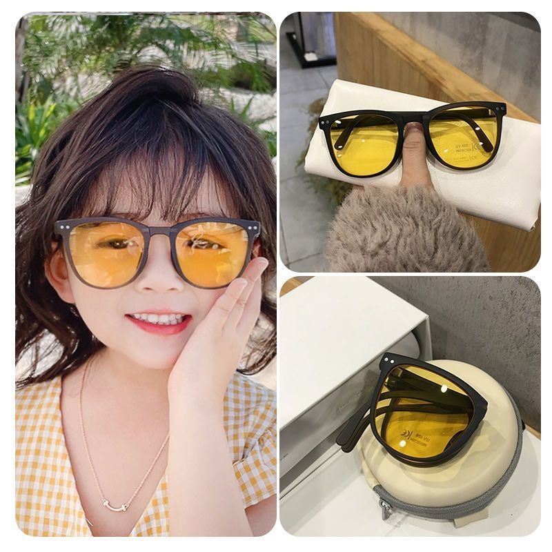 Διπλωτά παιδικά γυαλιά ηλίου με UV προστασία για αγόρια και κορίτσια (Σετ φακών; Φακοί από ρητίνη; Σκελετός: TR+μέταλλο, ρητίνη; Ιδιαίτερα διαμορφωμένος καθρεπτης; Προστασία UV: Κατηγορία 2)