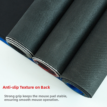 Голям подложка за мишка от естествен каучук и Jiaji плат, антиплъзгаща, термопринт, възможност за печат на лого