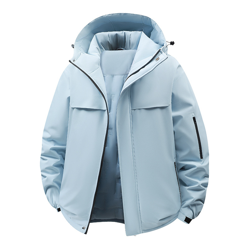 Chenille pūkuota striukė su gobtuvu ir užtrauktuku, itin trumpas ilgis, laisvas kirpimas, užpildas iš imitacinio šilko-pamuko