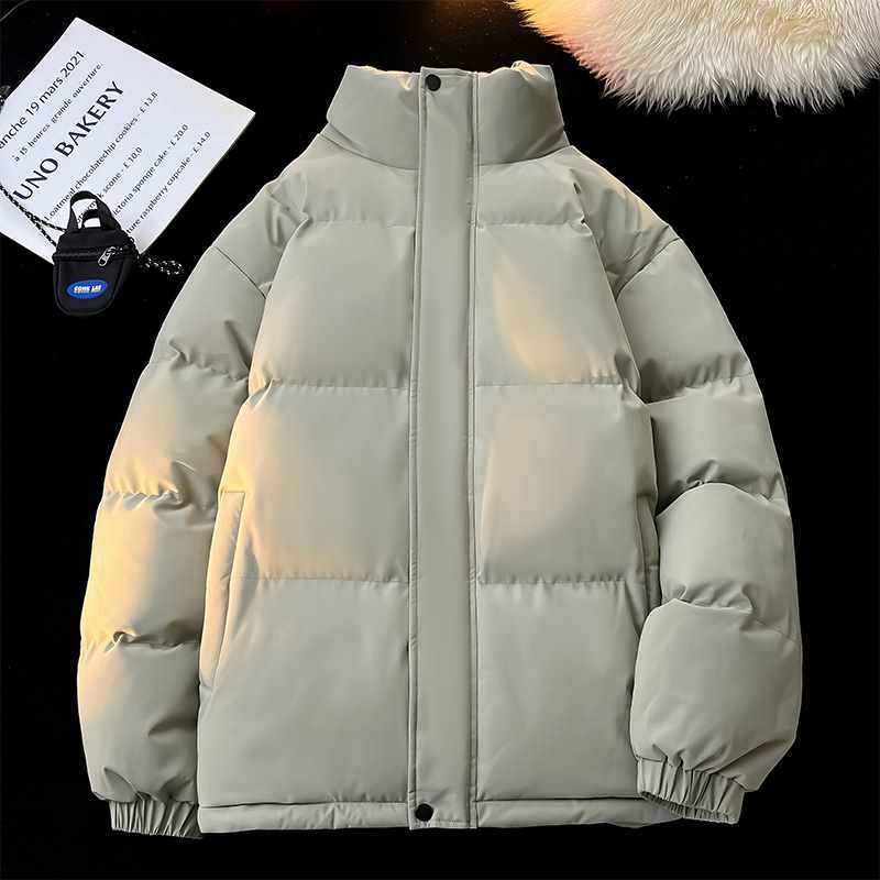 Medvilninė striukė/paltas su stovinčia apykakle, priekinis užtrauktukas, Chenille fliso įdaila, ultra trumpas ilgis, vidutinis storis