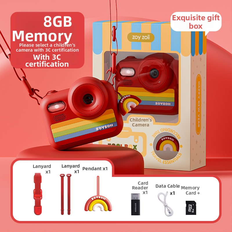 Παιδική κάμερα-παίχνιδο E-28, ψηφιακή κάμερα με ανάλυση 4800 εικονοστοιχείων, αποθήκευση SD, διάρκεια μπαταρίας 2–3 ώρες, λειτουργίες: παιχνίδια, αυτοκόλλητα φωτογραφιών, βιντεογράφηση, φίλτρα, λήψη φωτογραφιών