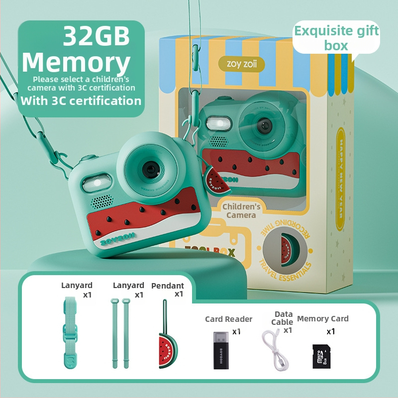 Παιδική κάμερα-παίχνιδο E-28, ψηφιακή κάμερα με ανάλυση 4800 εικονοστοιχείων, αποθήκευση SD, διάρκεια μπαταρίας 2–3 ώρες, λειτουργίες: παιχνίδια, αυτοκόλλητα φωτογραφιών, βιντεογράφηση, φίλτρα, λήψη φωτογραφιών