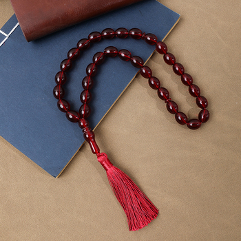 Tasbih molitveni biseri, 33 perle, akril, klasični stil, arapski/bliski istok dizajn