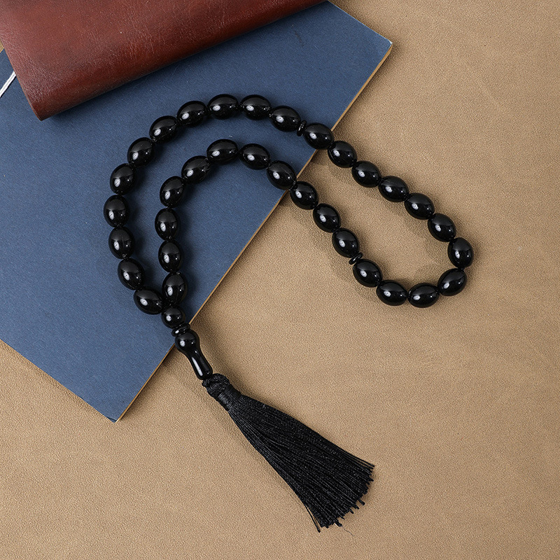 Tasbih molitveni biseri, 33 perle, akril, klasični stil, arapski/bliski istok dizajn