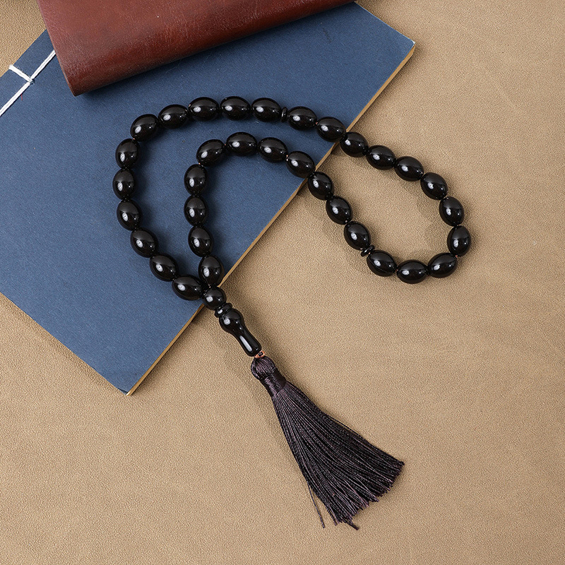 Tasbih molitveni biseri, 33 perle, akril, klasični stil, arapski/bliski istok dizajn