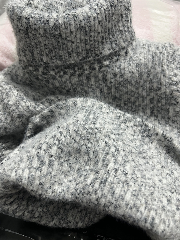 Dječji džemper od norkine dlake, korejskog stila, visok ovratnik, debeli pleteni materijal, 100% norka, za djecu 3-8 godina