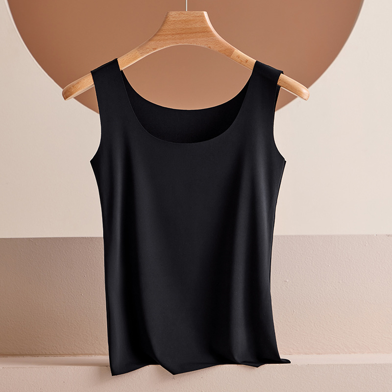 Камизол ice silk безшевен, едночастов дизайн; яка: кръгла; дебелина: 161-180 g/m2