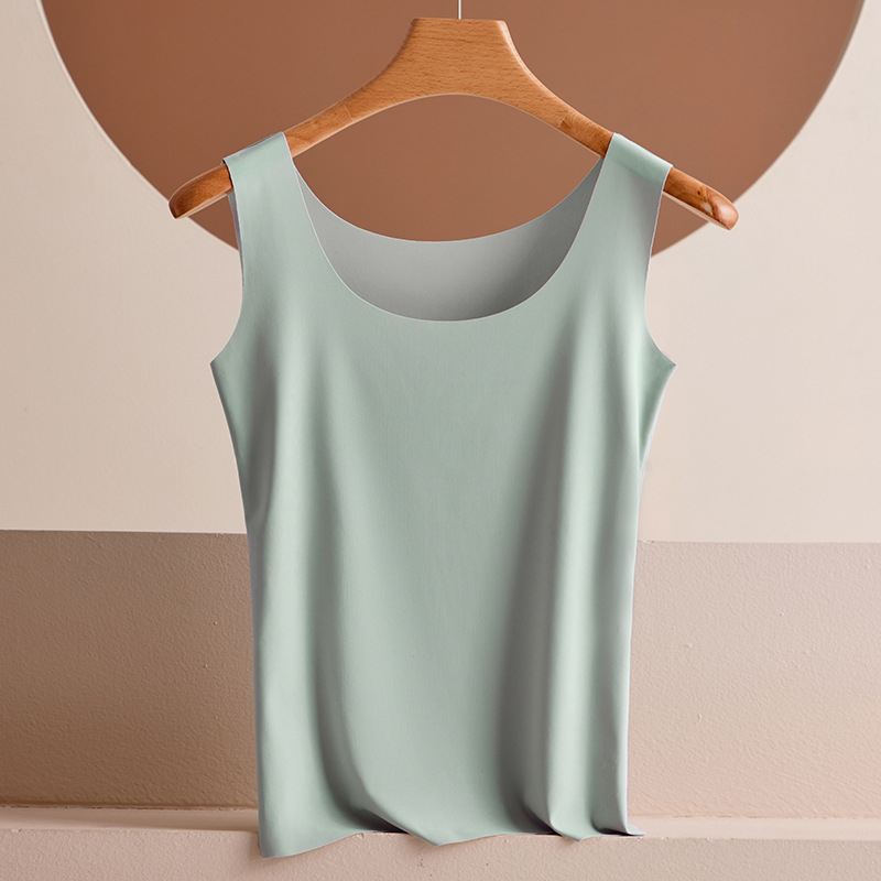 Камизол ice silk безшевен, едночастов дизайн; яка: кръгла; дебелина: 161-180 g/m2