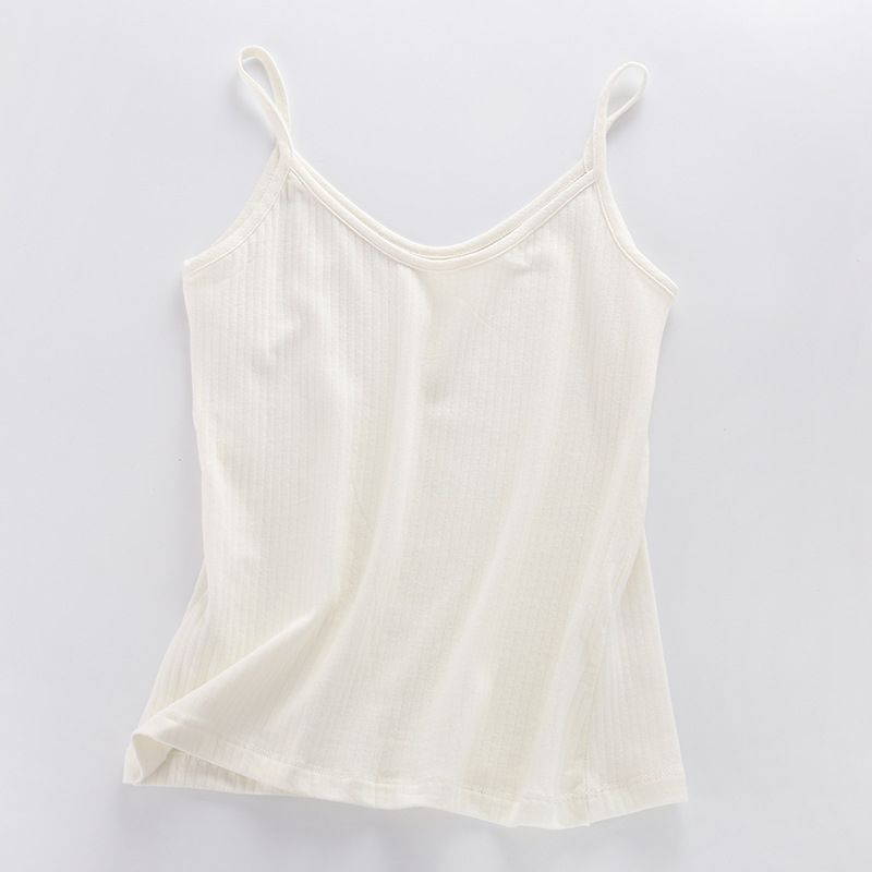 Памучен потник с V-образно деколте, Sling стил, 95% памук, тегло 141–160 г/м², за всички сезони