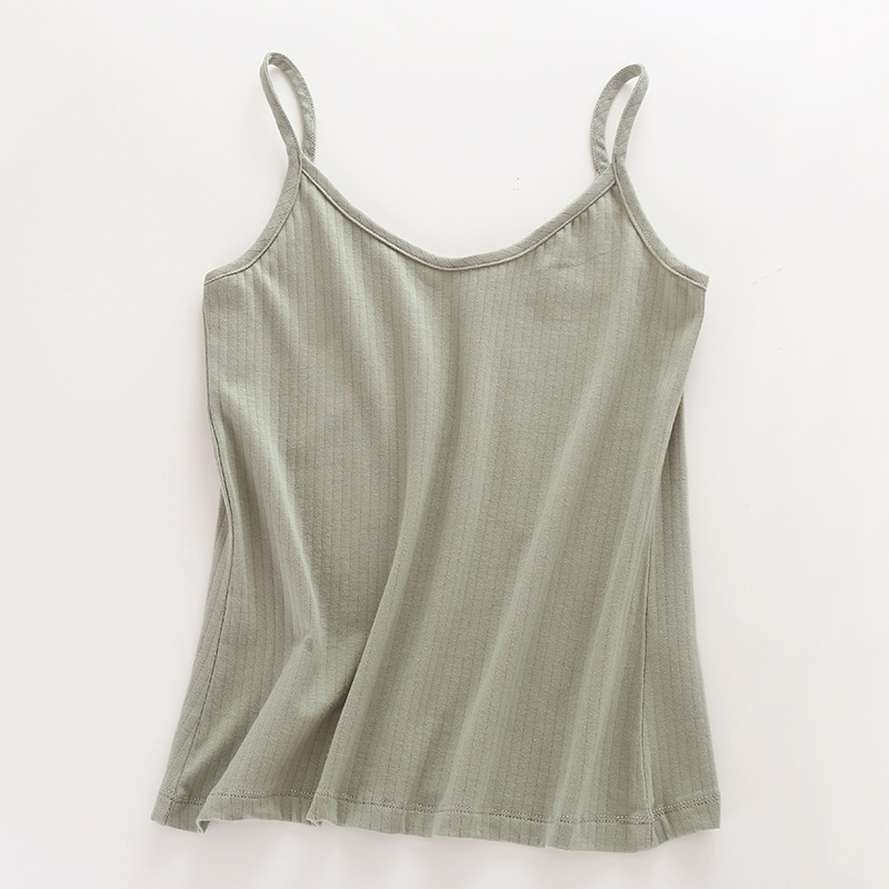 Памучен потник с V-образно деколте, Sling стил, 95% памук, тегло 141–160 г/м², за всички сезони