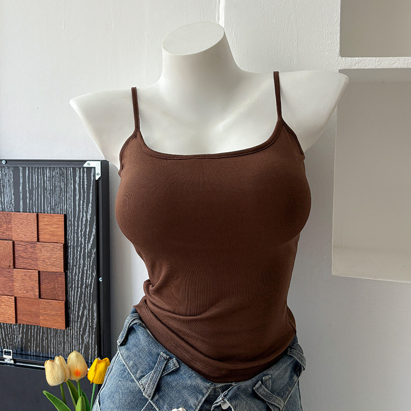 Női camisole top, street-hipster stílus, rövid hossz, magas rugalmasság, viszkóz anyag, viszkóz tartalom 90–95%