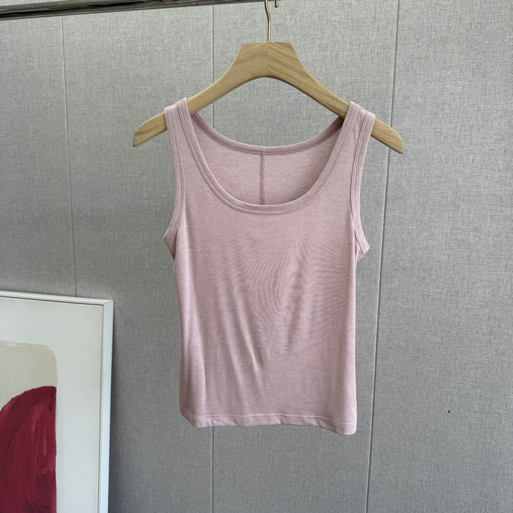 Sling stil camisole, uska linija, visoka elastičnost, prozračna mješavina vuna-tencel-octova vlakna, nježno na koži, proljeće-ljeto