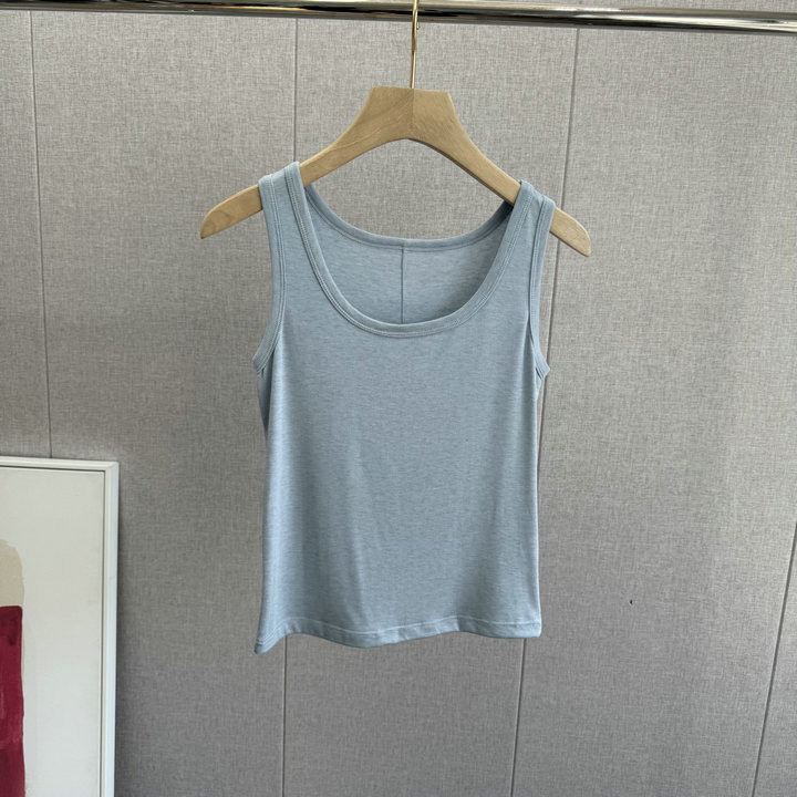 Sling stil camisole, uska linija, visoka elastičnost, prozračna mješavina vuna-tencel-octova vlakna, nježno na koži, proljeće-ljeto