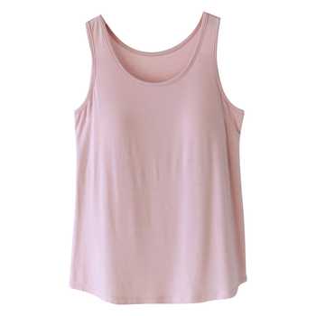 Сутиен-танк топ с подплънки, едноцяло бельо, модал плат, кръгло деколте, тънък плат 101–120 г/м²