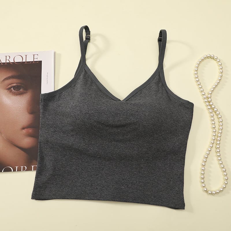 Kokvilnas topiņš ar U-veida muguru, kokvilnas odere, V-dekolte, bieza auduma 201–250 g/m²